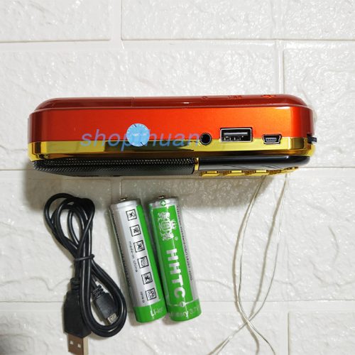 Loa Craven CR-836s 2 Pin - Có Đèn Pin Nghe Thẻ Nhớ USB