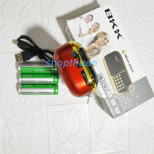 Loa BKK B839S 3 Pin - Có Đèn Pin Nghe Thẻ Nhớ FM