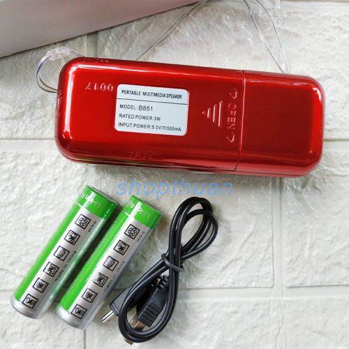 Loa BKK B851 - 2 Pin - Nghe Thẻ Nhớ - FM