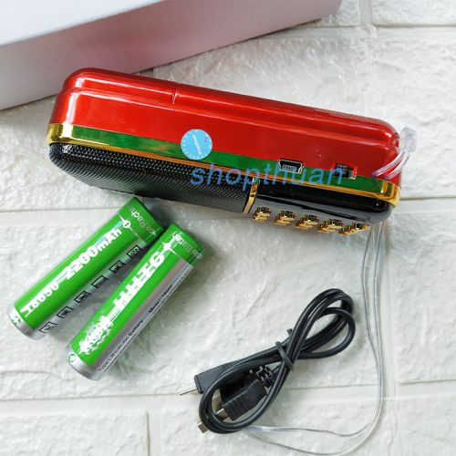 Loa BKK B851 - 2 Pin - Nghe Thẻ Nhớ - FM