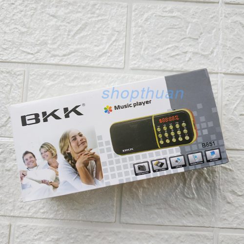Loa BKK B851 - 2 Pin - Nghe Thẻ Nhớ - FM