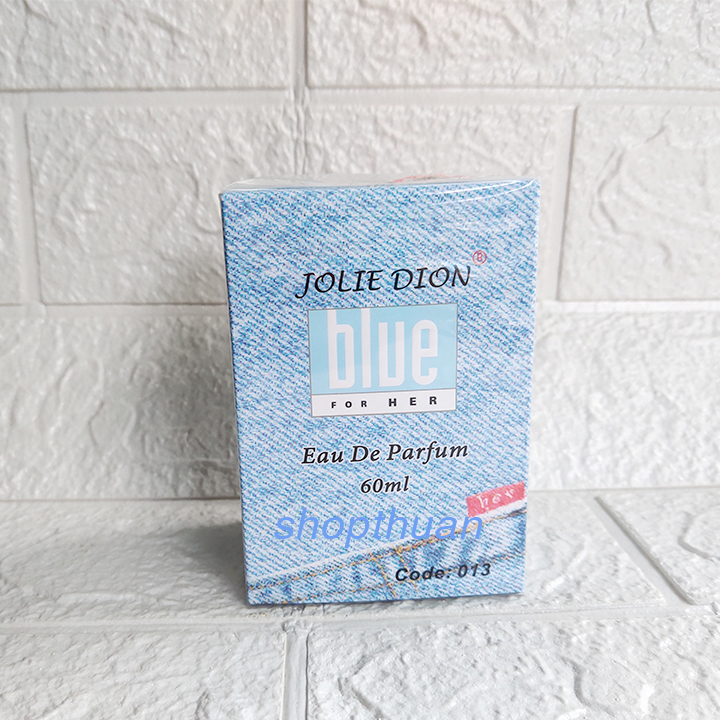 nuoc hoa nu jolie dion blue her Nước Hoa Nữ Jolie Dion Blue Her 013 - 60ml