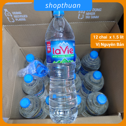 Nước Lavie 1.5 Lít Nguyên Bản ( 12 chai / thùng)